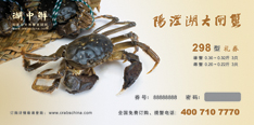 供应 298型阳澄湖大闸蟹礼券